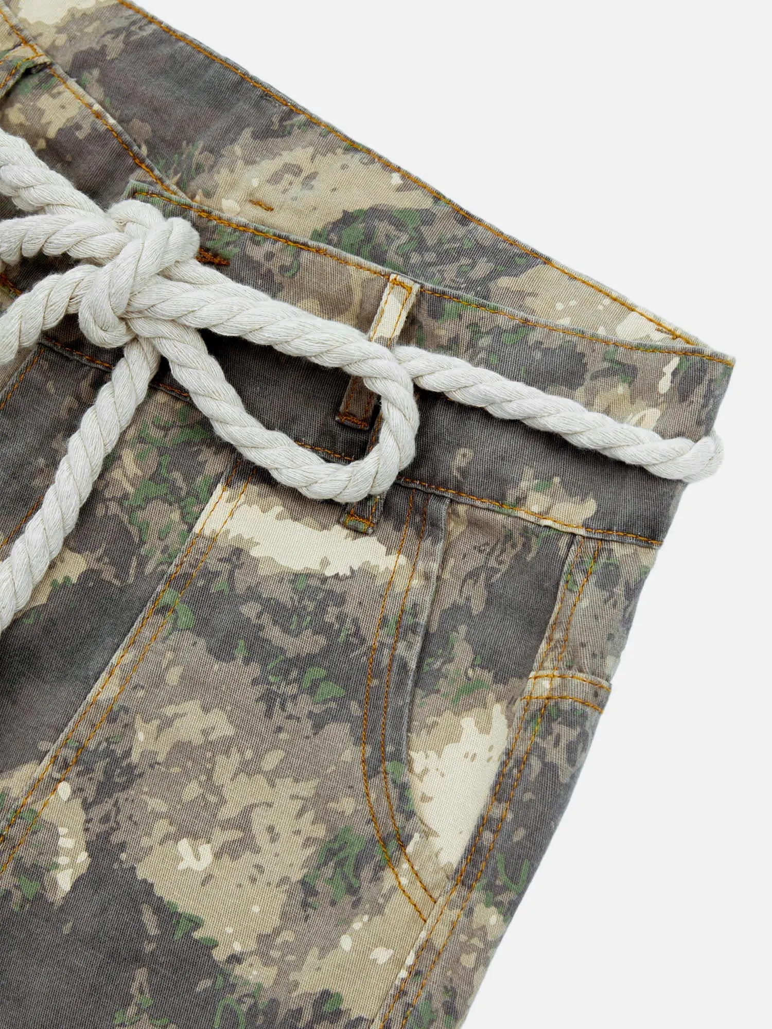 1984 Camo Baggy Wide Leg Pockets Cargo Pants