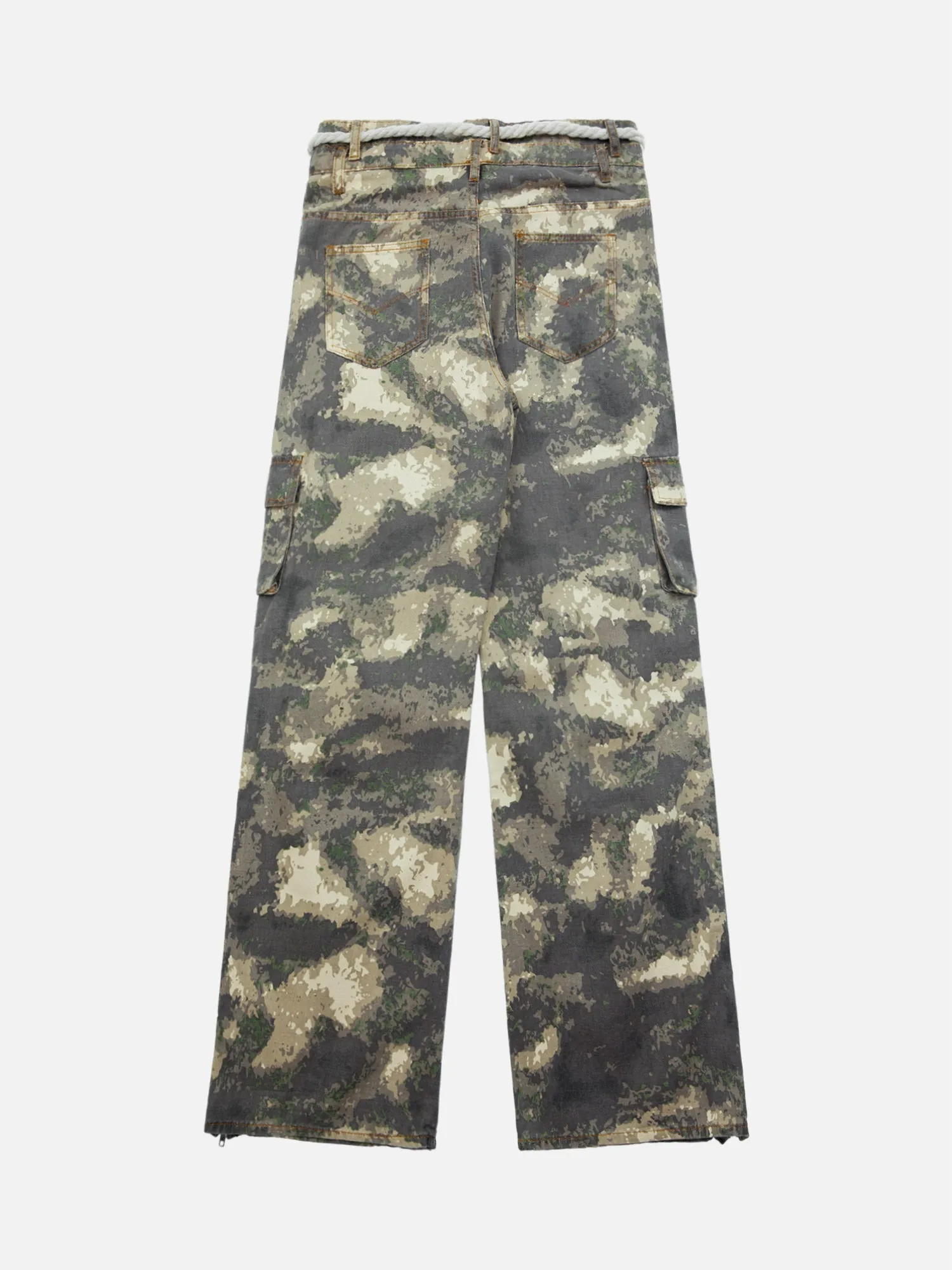 1984 Camo Baggy Wide Leg Pockets Cargo Pants