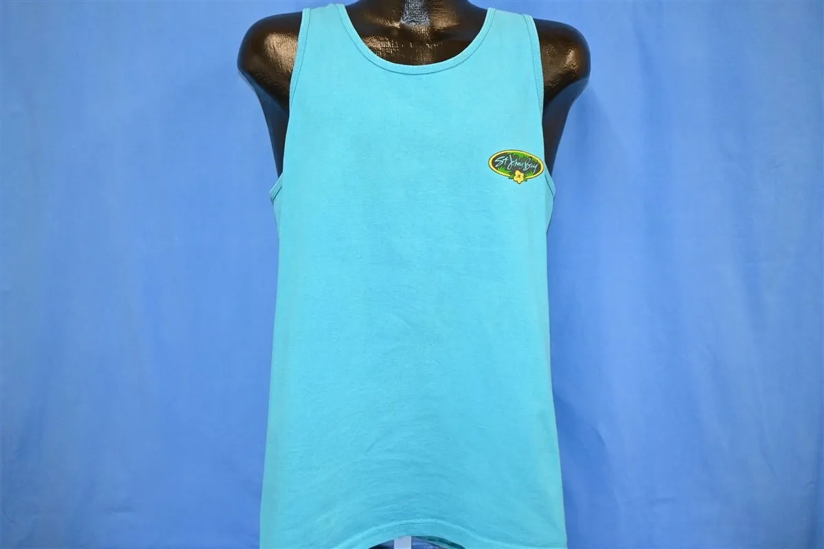 90s St Johns Bay Toucan Port Of Call Tank Top t-shirt Medium