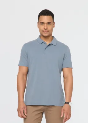 Air Flow Pique Polo - Stone Blue
