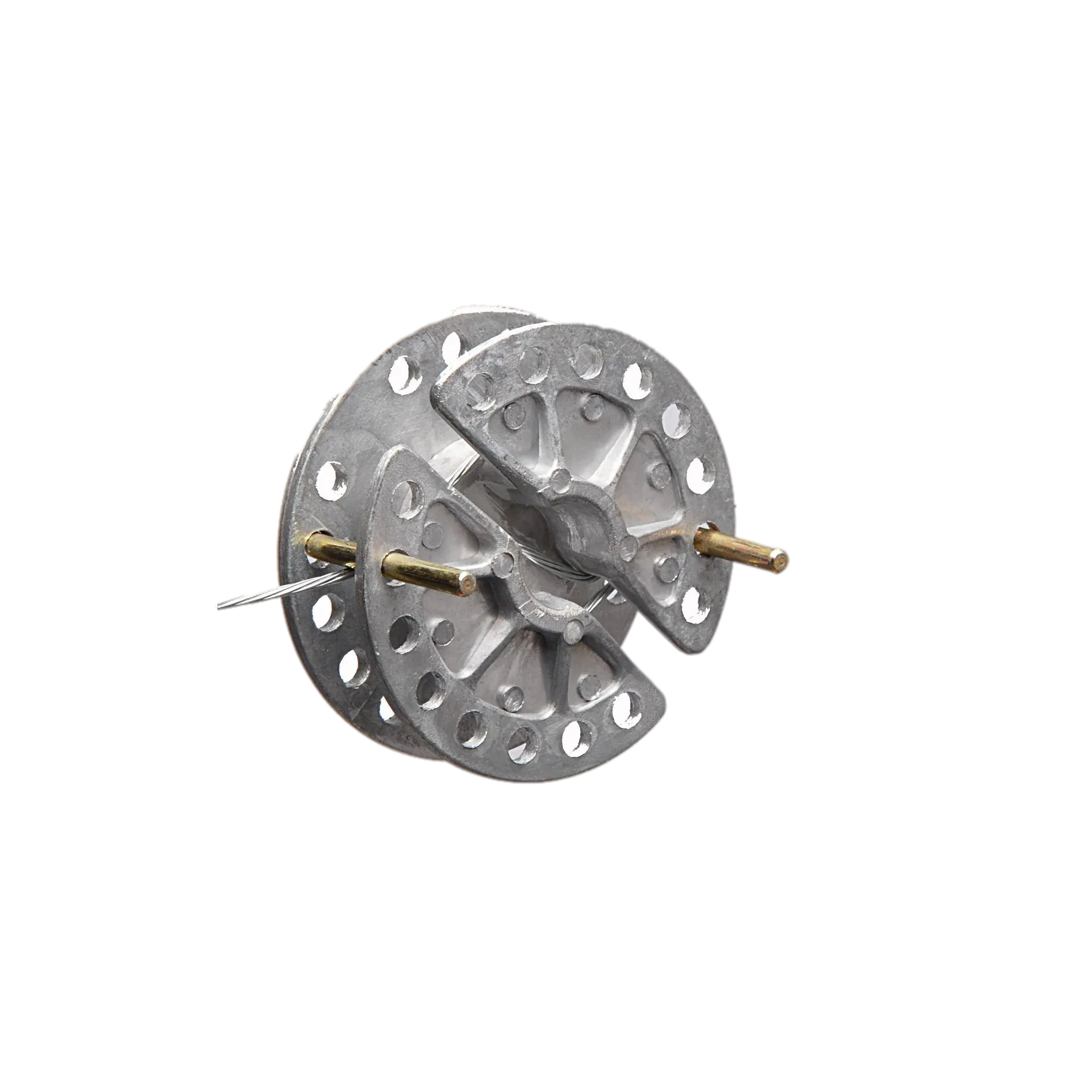 Aluminium Permanent Wire In-Line Tensioner for Galvanised Wire and Rope - 3 Tensioners