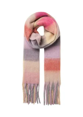 ArisMD check scarf - Grape Check