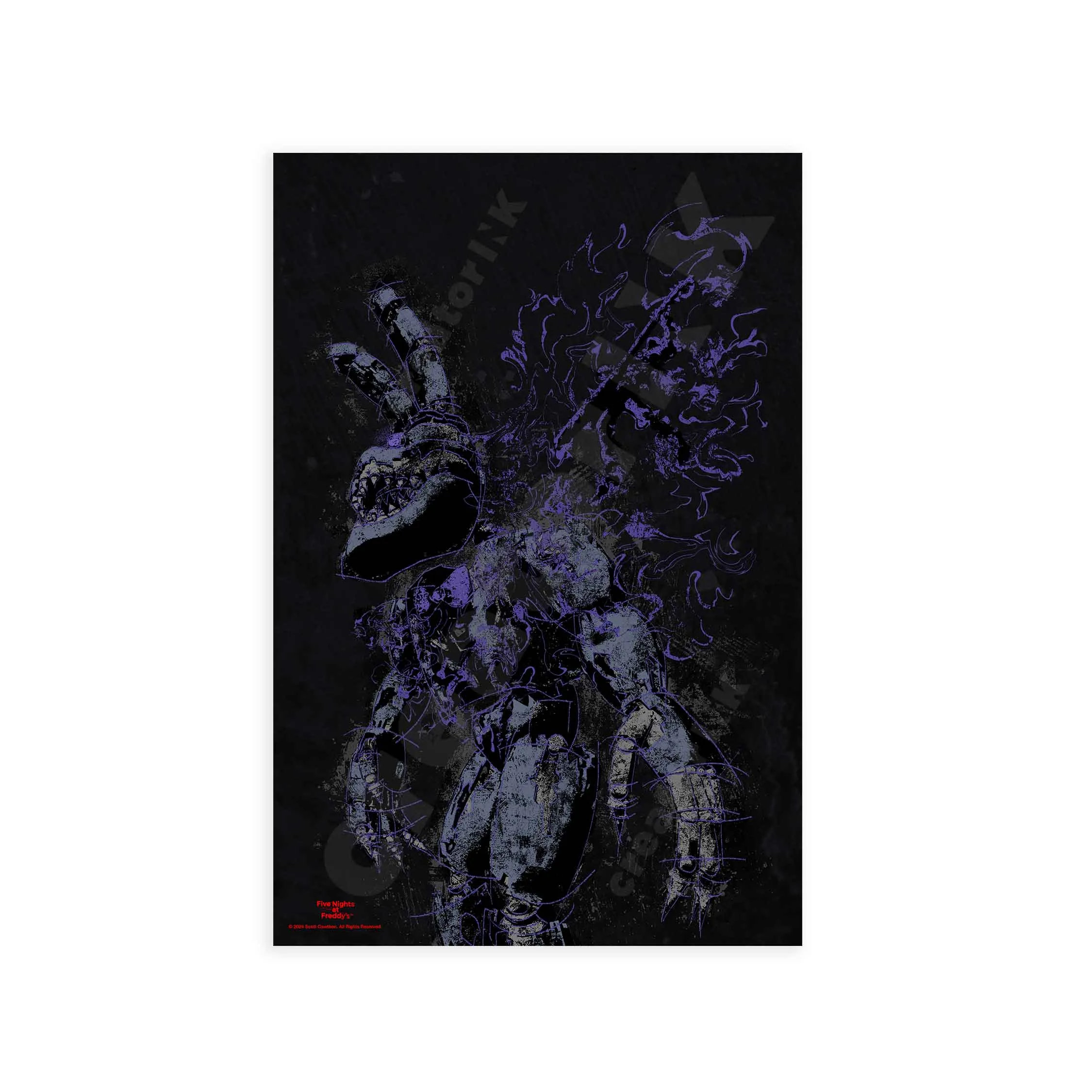 Art Series Nightmare Bonnie Poster