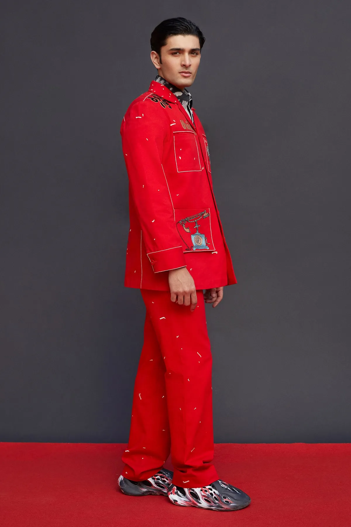 Baggy Pants Of "(Telephone And Crab Shacket)"