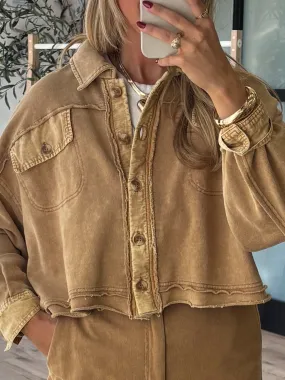 Bec Vintage Washed Shacket