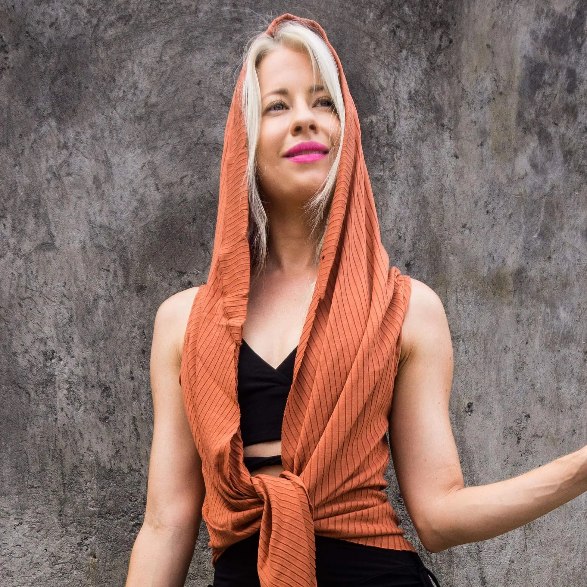 Boho Hooded Shawl Wrap | Top