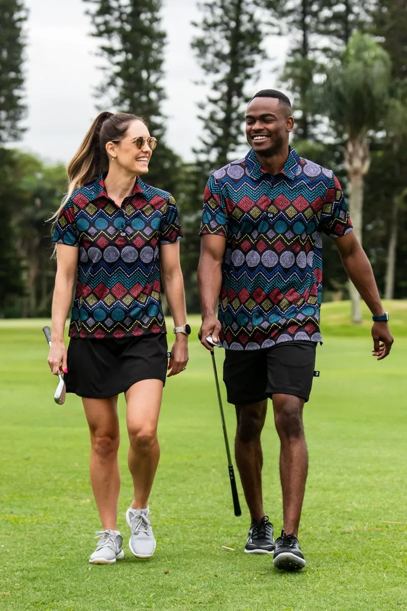 CA Funky Golf Shirt | Ethnic