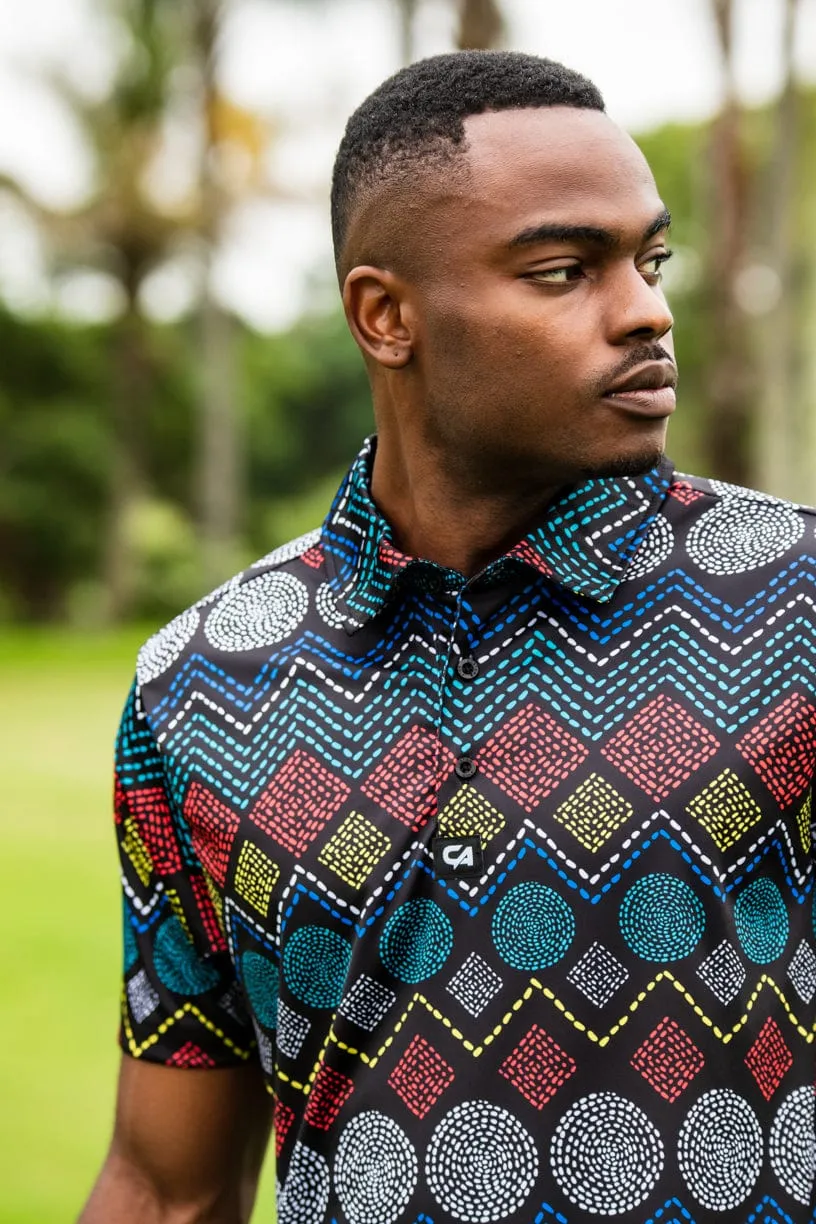 CA Funky Golf Shirt | Ethnic