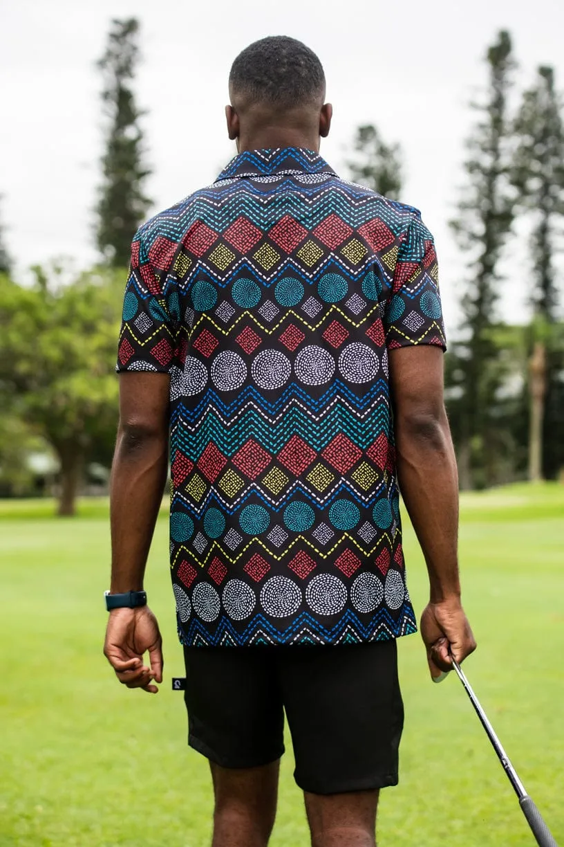 CA Funky Golf Shirt | Ethnic