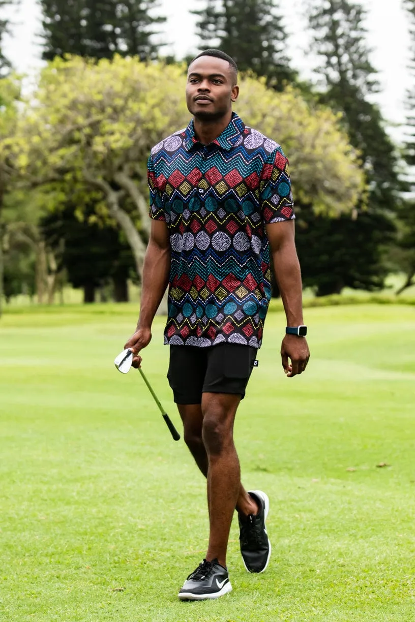 CA Funky Golf Shirt | Ethnic