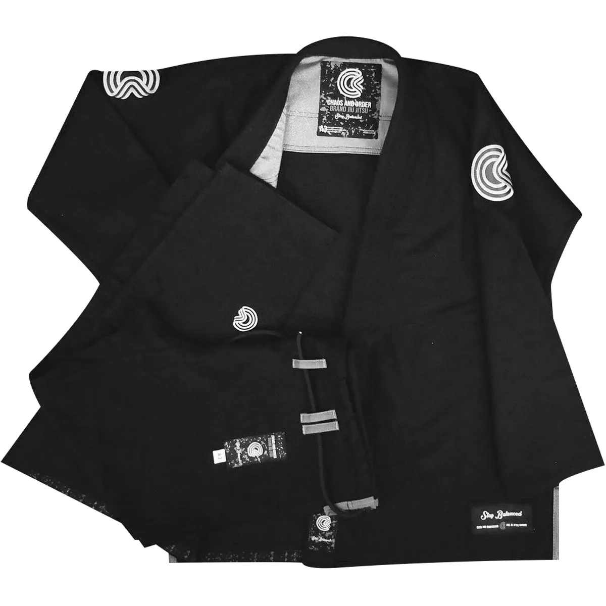Chaos and Order Static Label BJJ Gi - Black