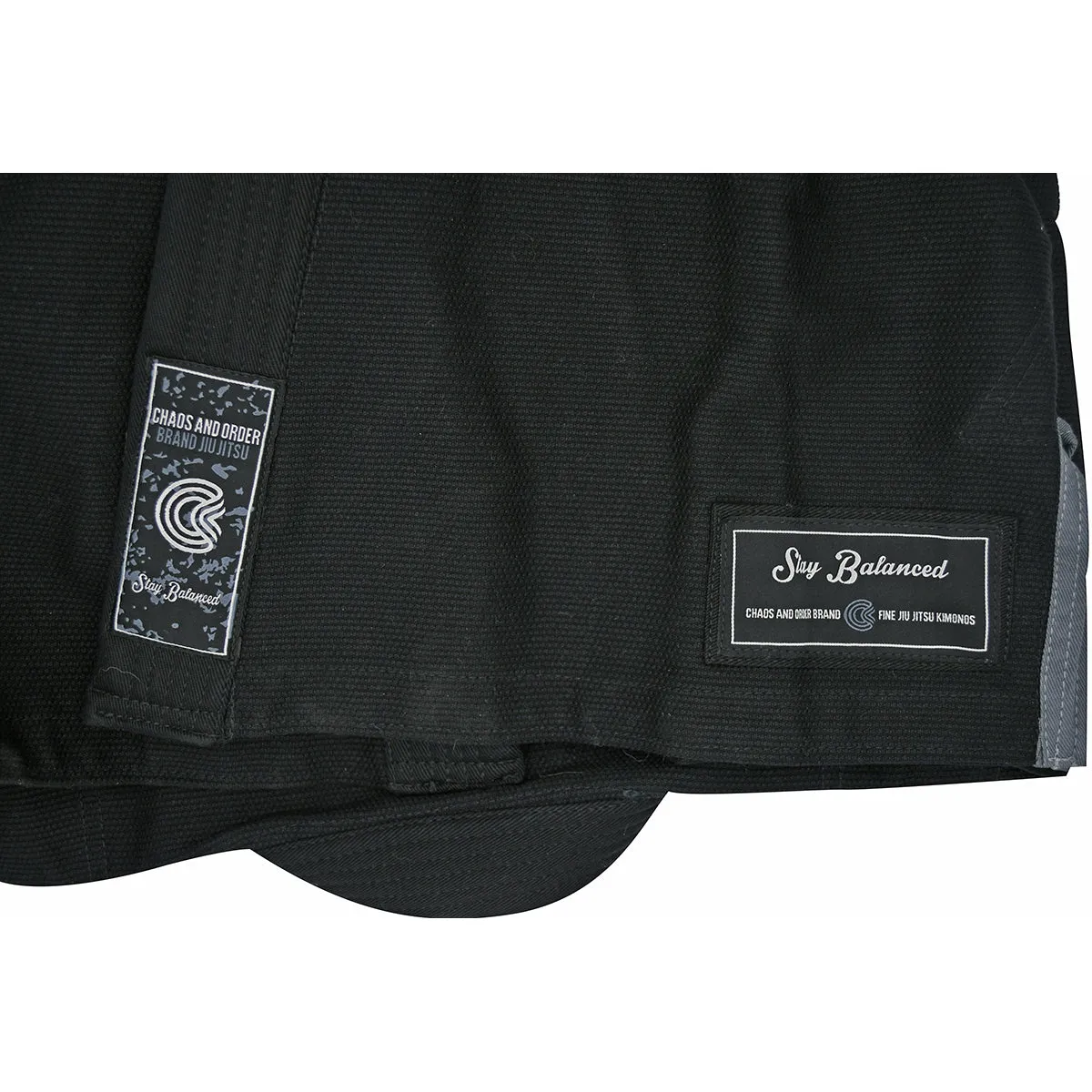 Chaos and Order Static Label BJJ Gi - Black