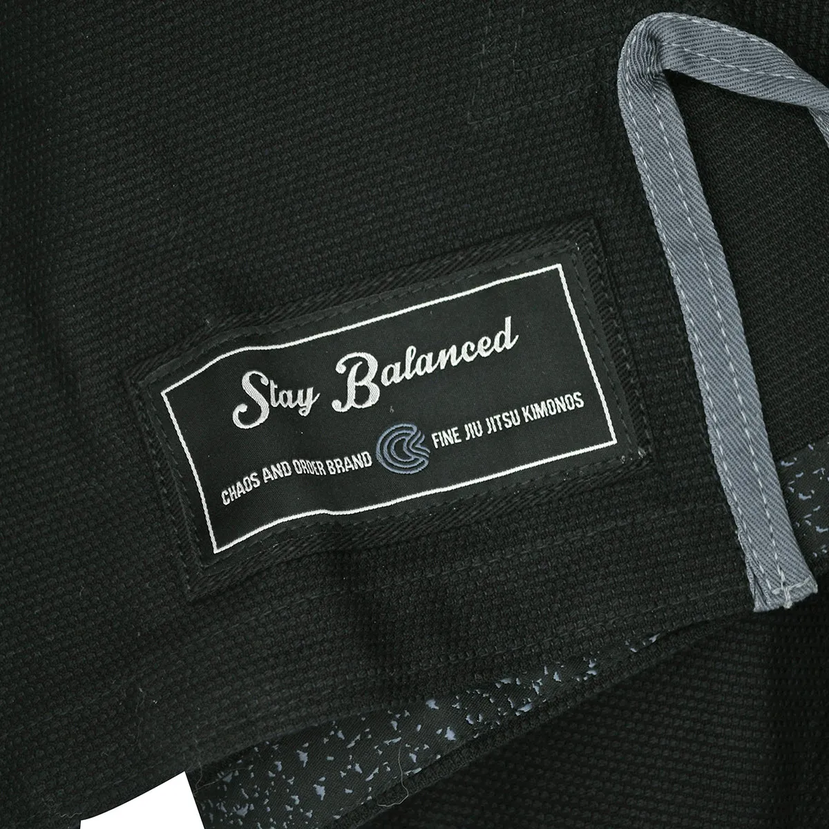 Chaos and Order Static Label BJJ Gi - Black