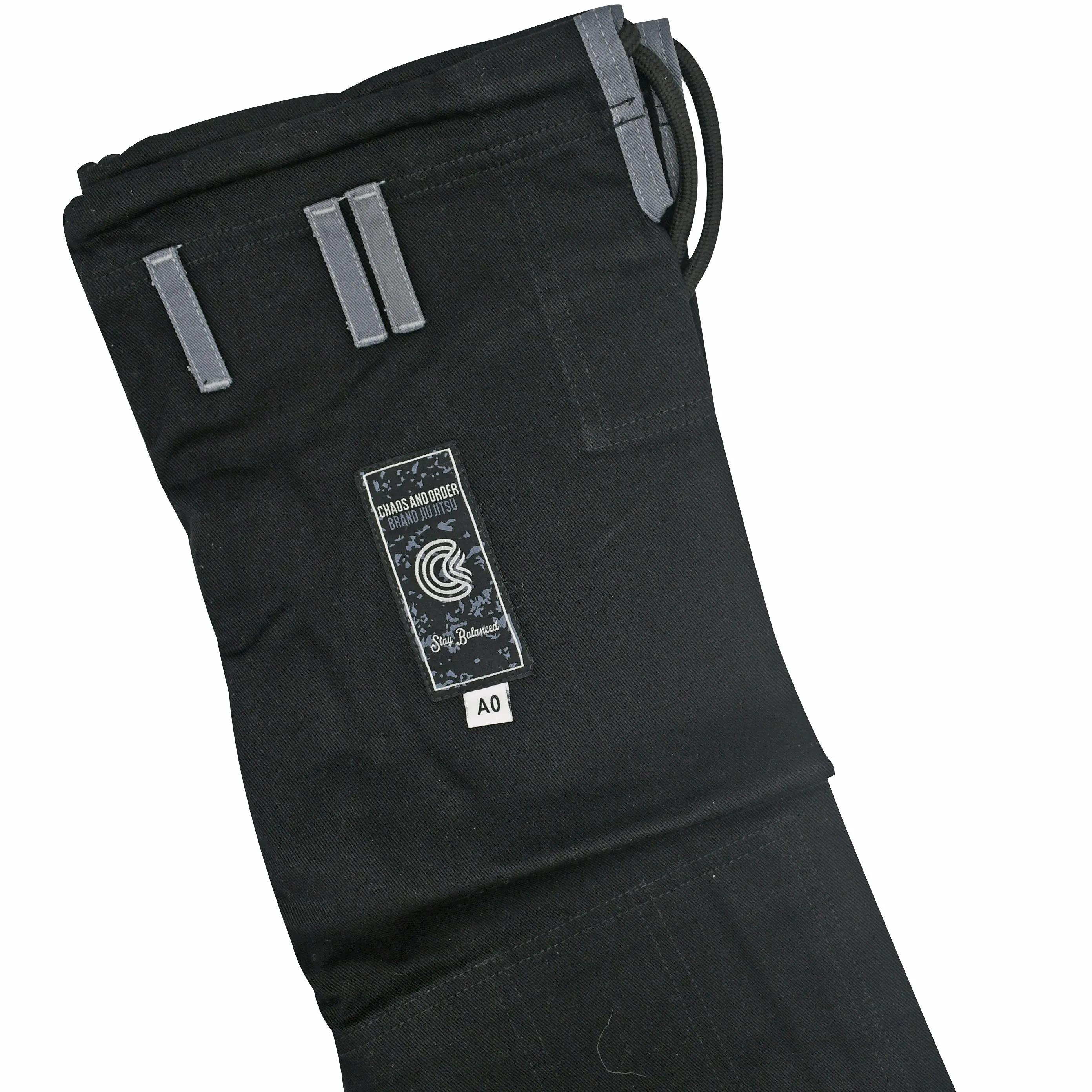 Chaos and Order Static Label BJJ Gi - Black