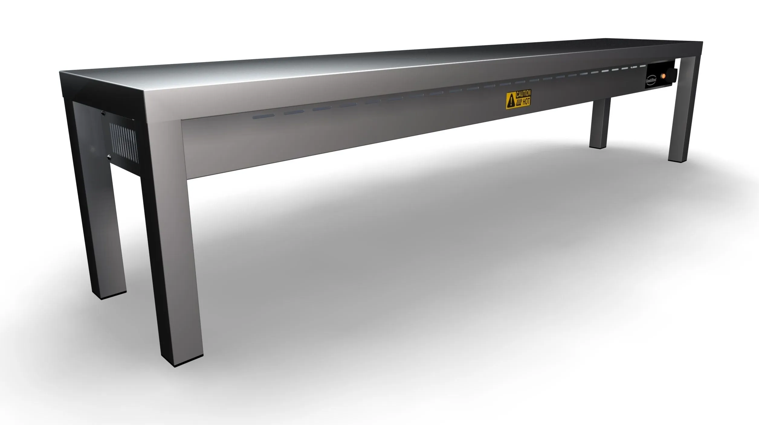 Combisteel Single Ceramic Heated Overshelf 1600mm Wide 4 x 250W Elements - 7020.0715
