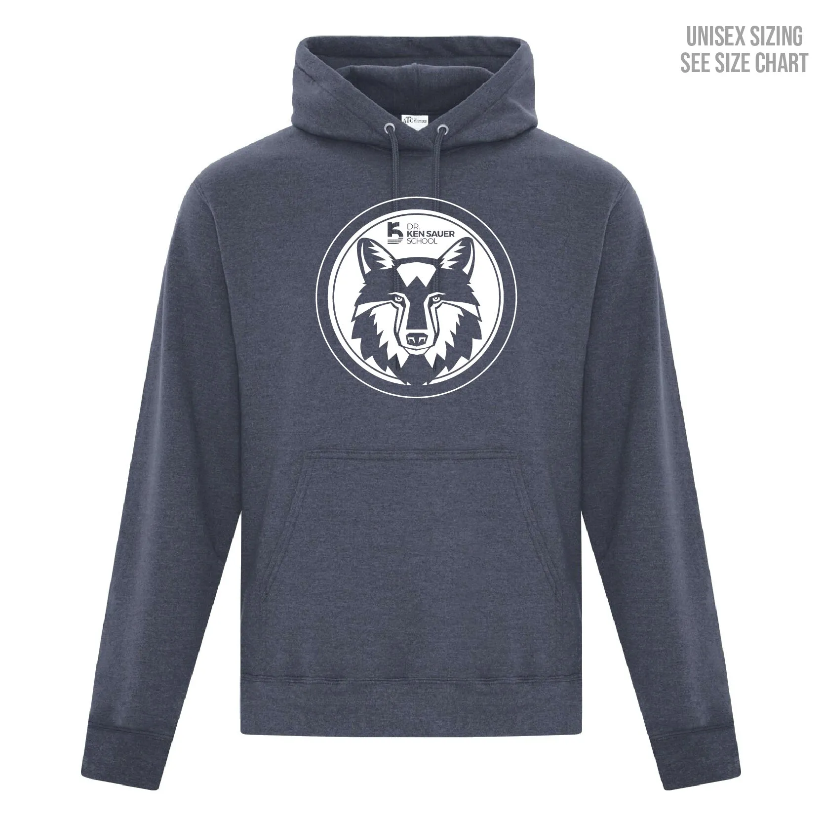 Dr. Ken Sauer White Crest Adult Pullover Hoodie (DKST0003-F2500)