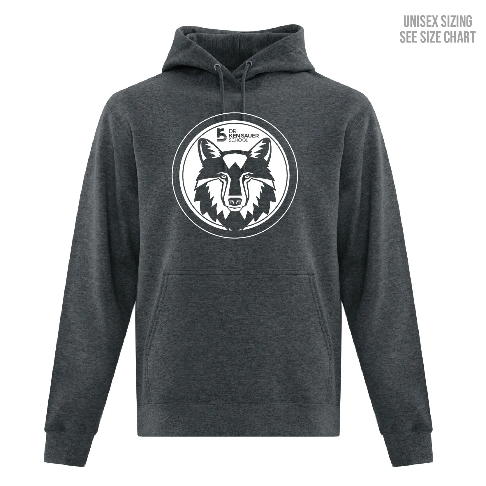 Dr. Ken Sauer White Crest Adult Pullover Hoodie (DKST0003-F2500)