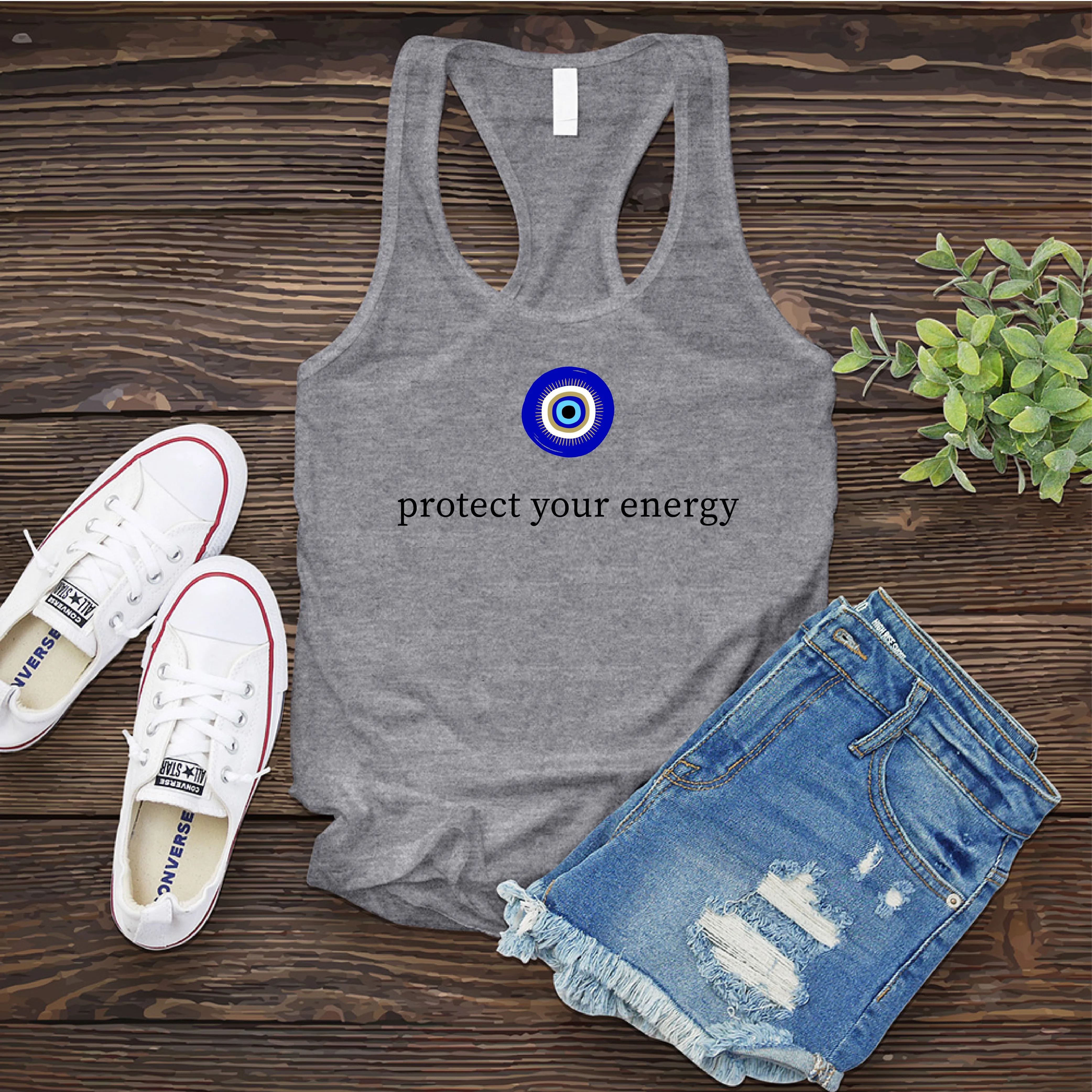 Evil Eye Protect Your Energy Women's Tank Top