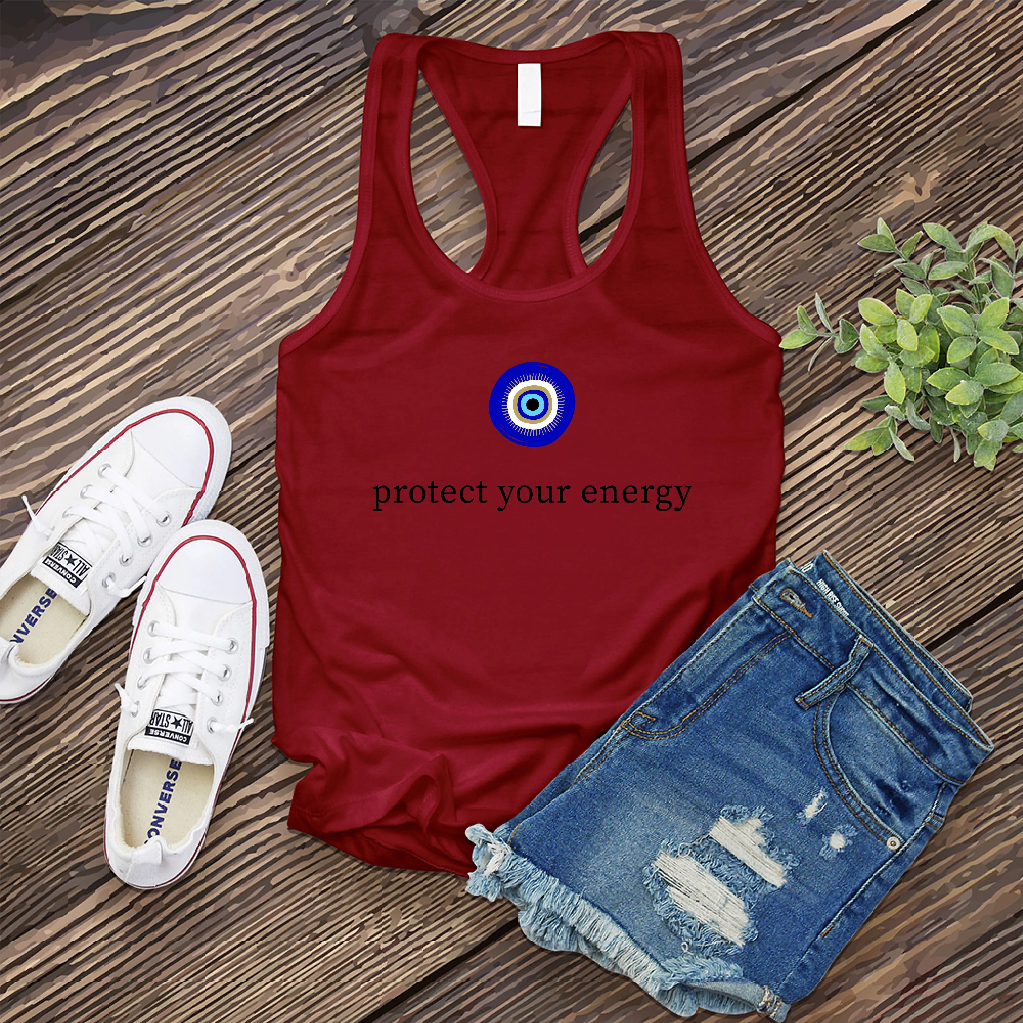 Evil Eye Protect Your Energy Women's Tank Top