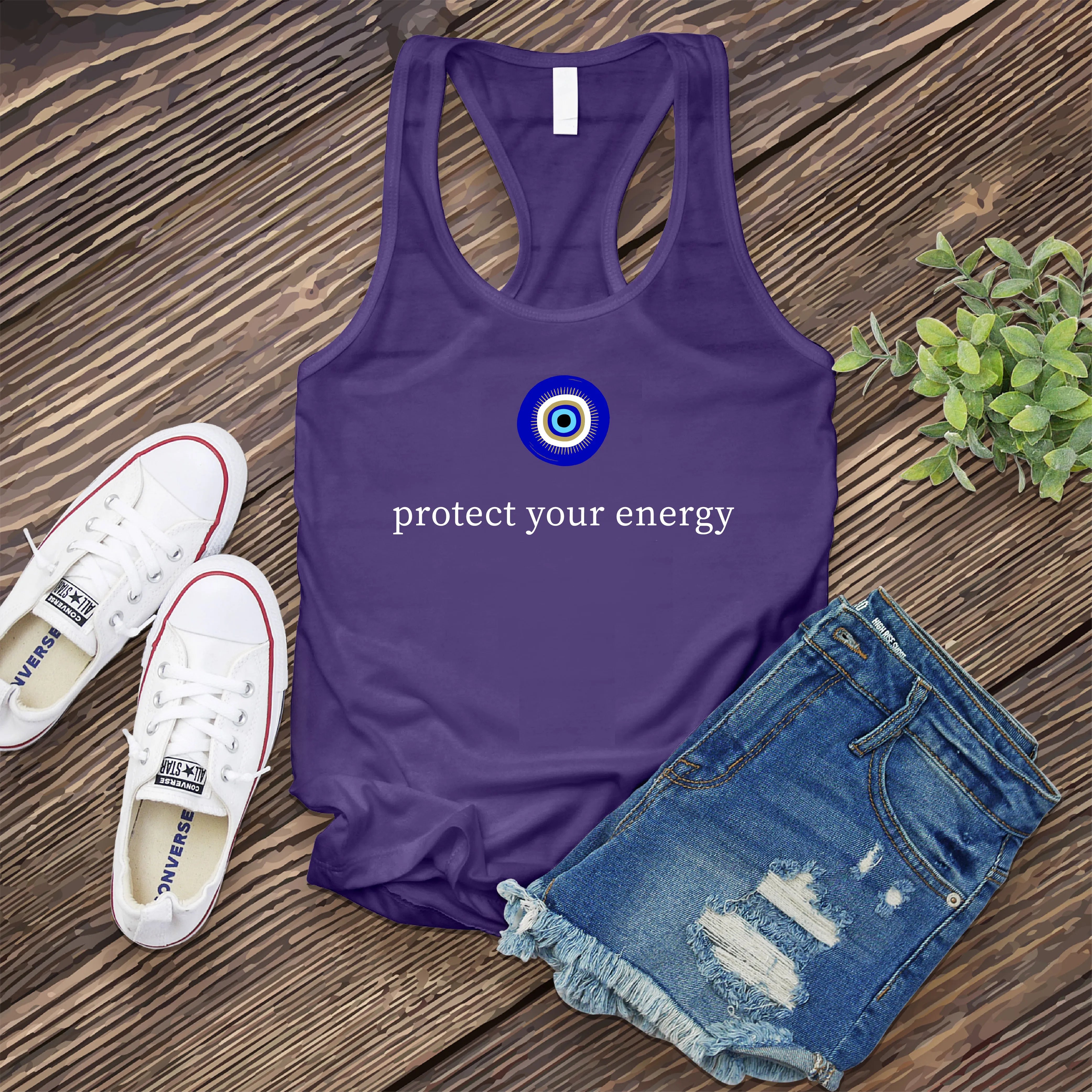 Evil Eye Protect Your Energy Women's Tank Top