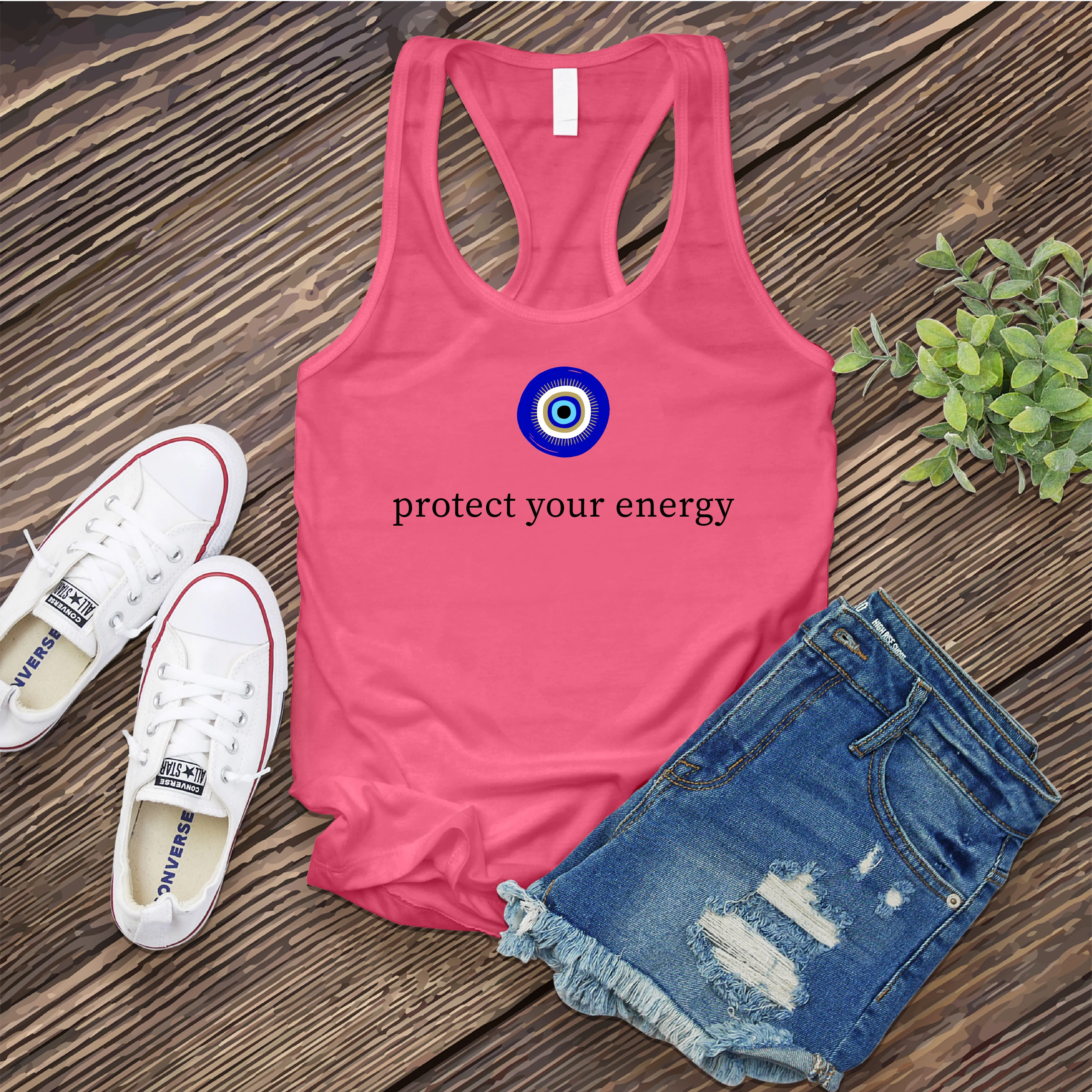 Evil Eye Protect Your Energy Women's Tank Top