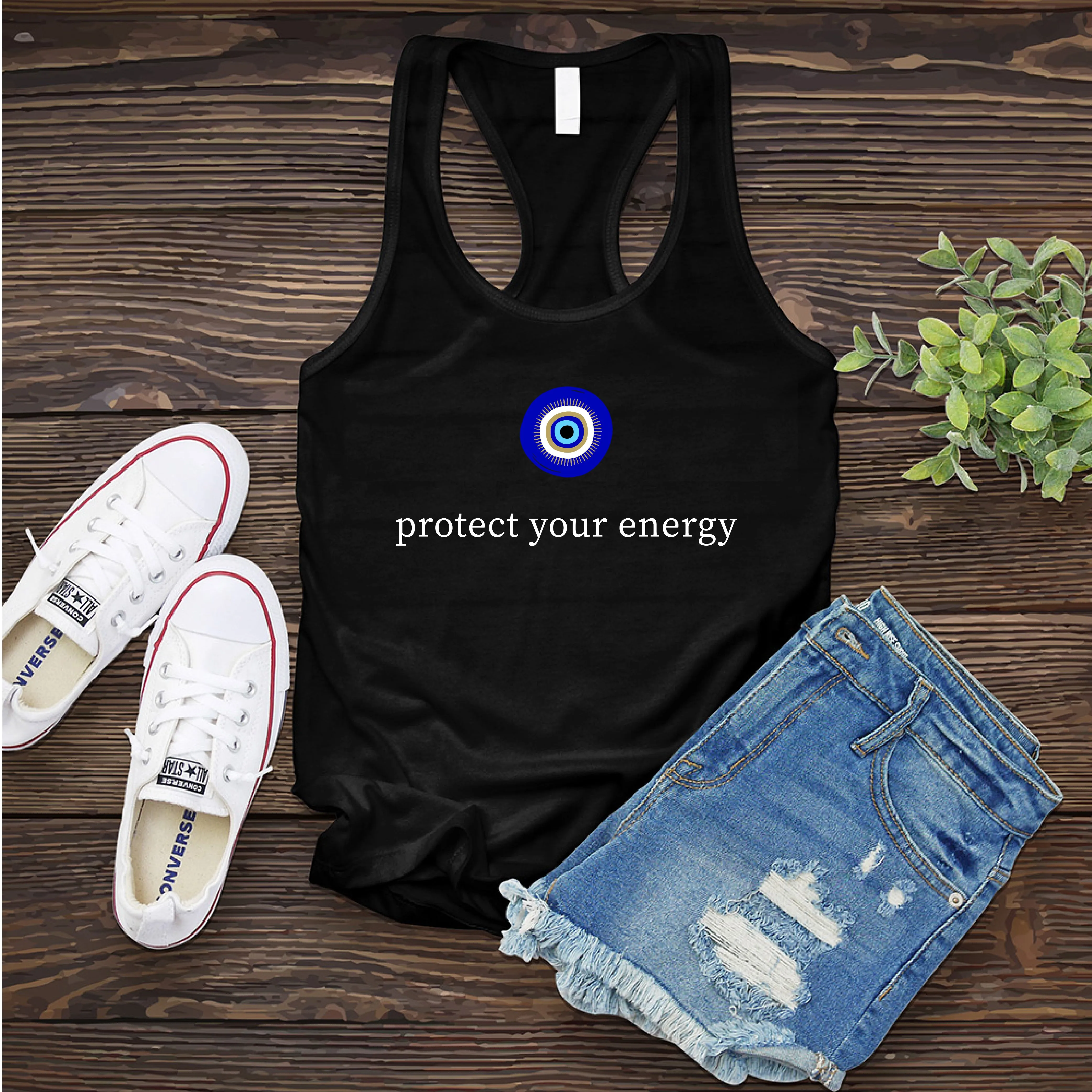 Evil Eye Protect Your Energy Women's Tank Top