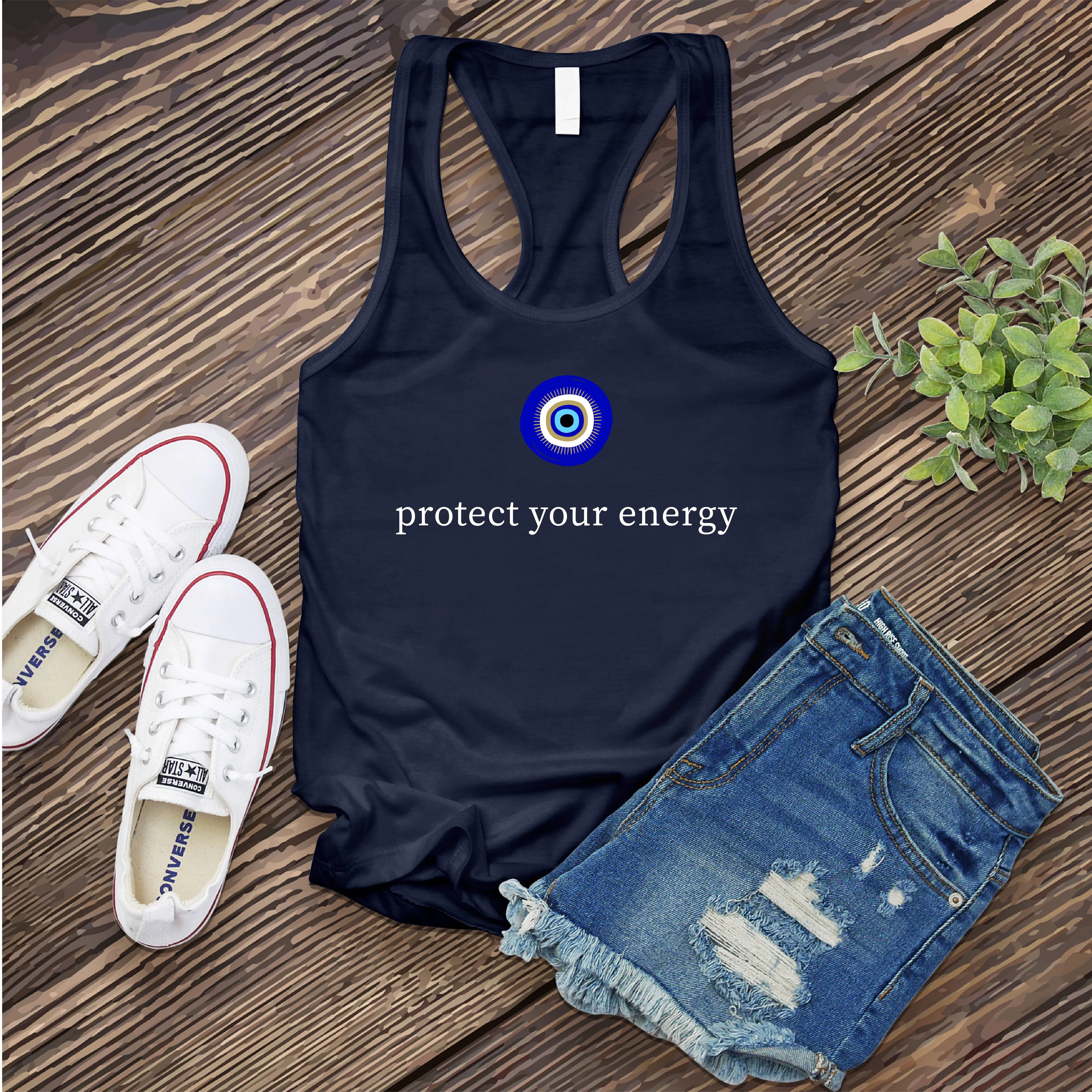 Evil Eye Protect Your Energy Women's Tank Top