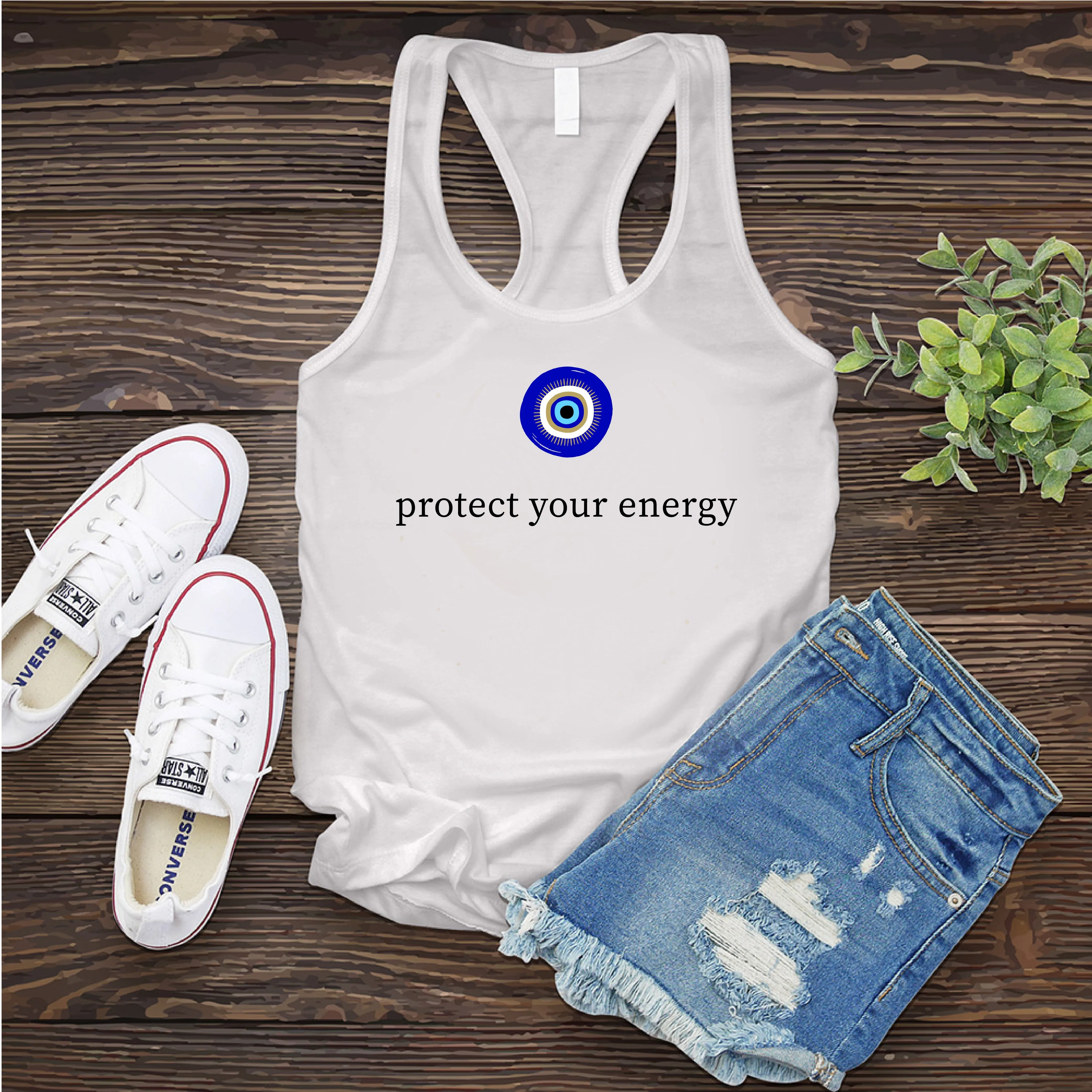 Evil Eye Protect Your Energy Women's Tank Top