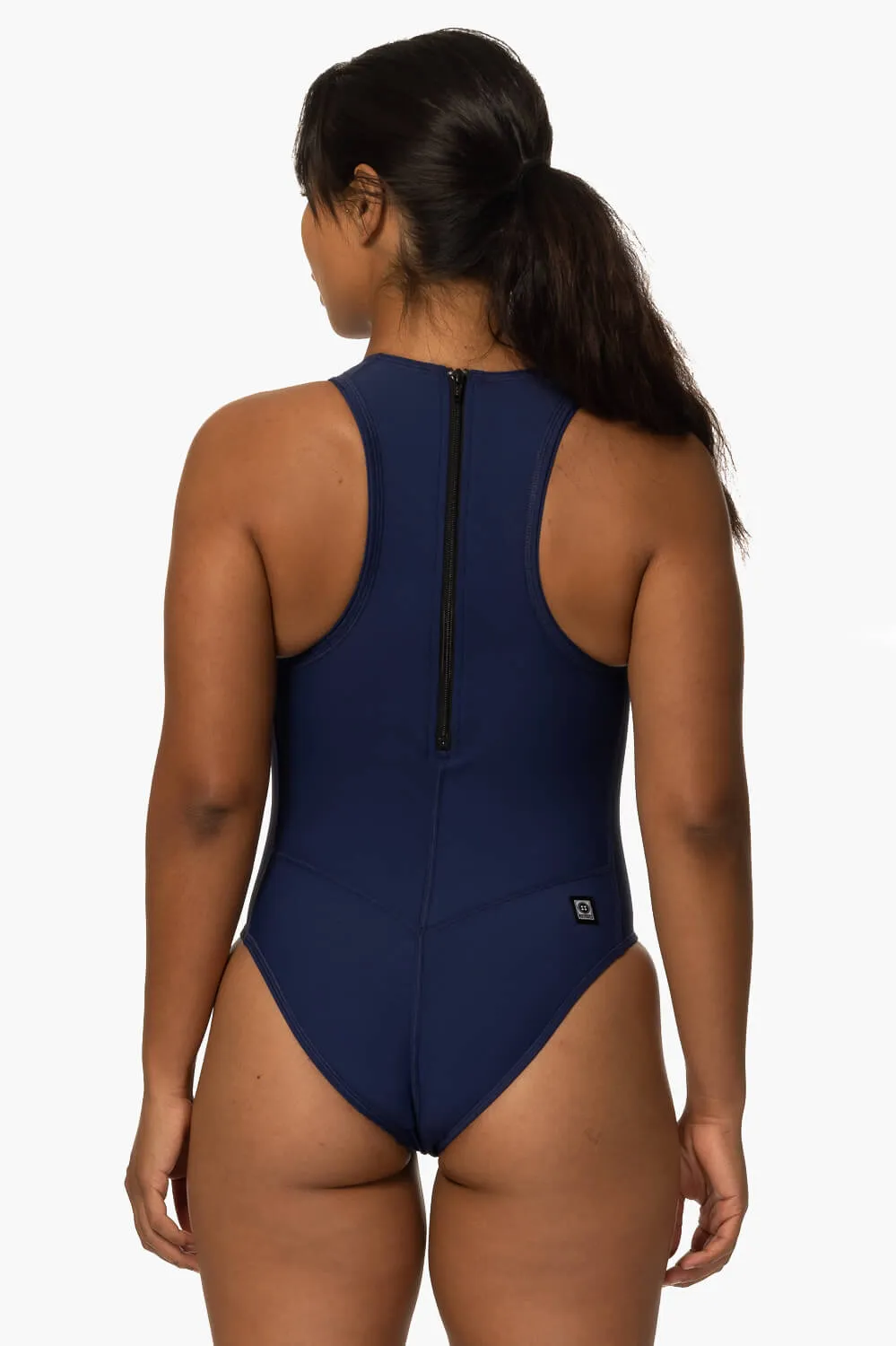 Fairlie Water Polo Suit - Navy