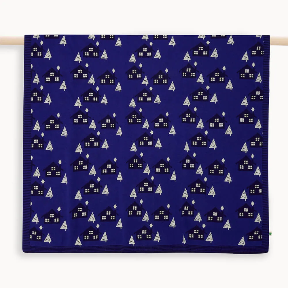 Fawn - Blueberry Cabin Knit Baby Blanket