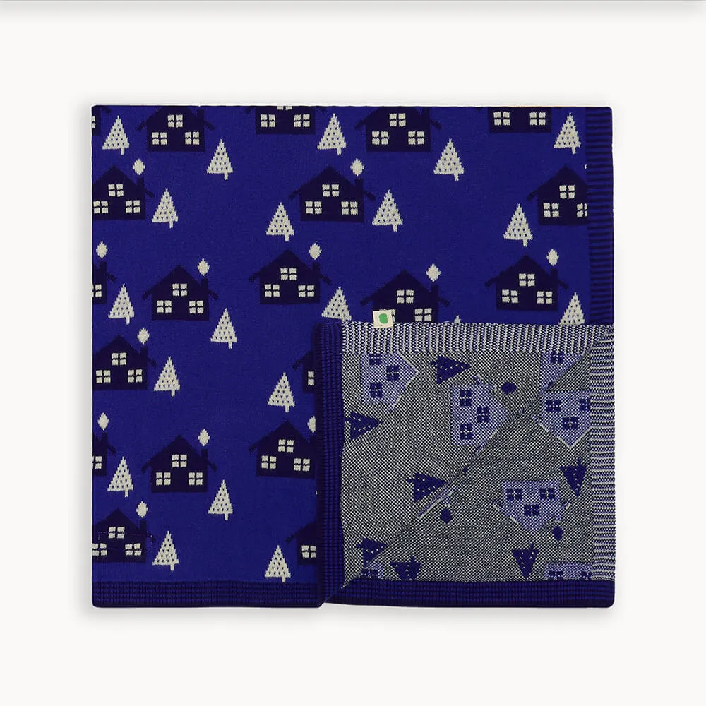 Fawn - Blueberry Cabin Knit Baby Blanket
