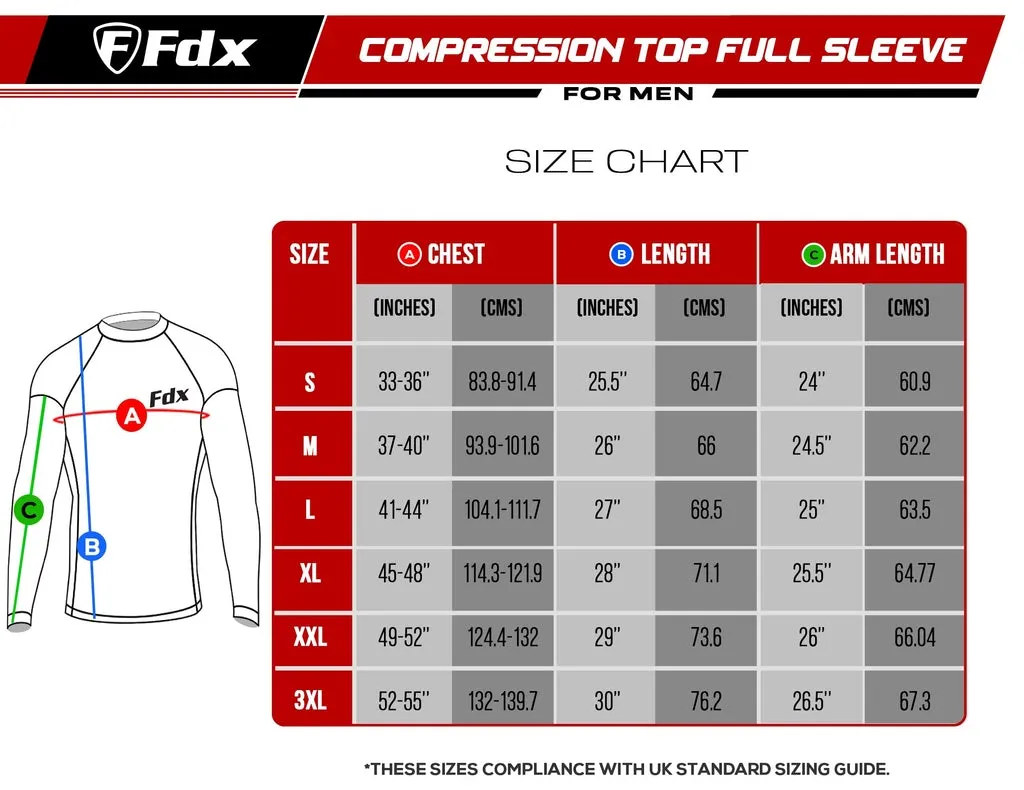 Fdx Thermolinx Navy Blue Men's Base Layer Compression Top