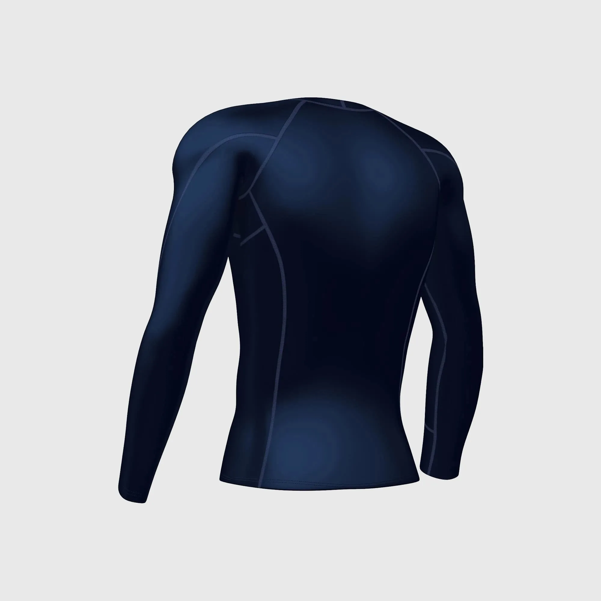 Fdx Thermolinx Navy Blue Men's Base Layer Compression Top