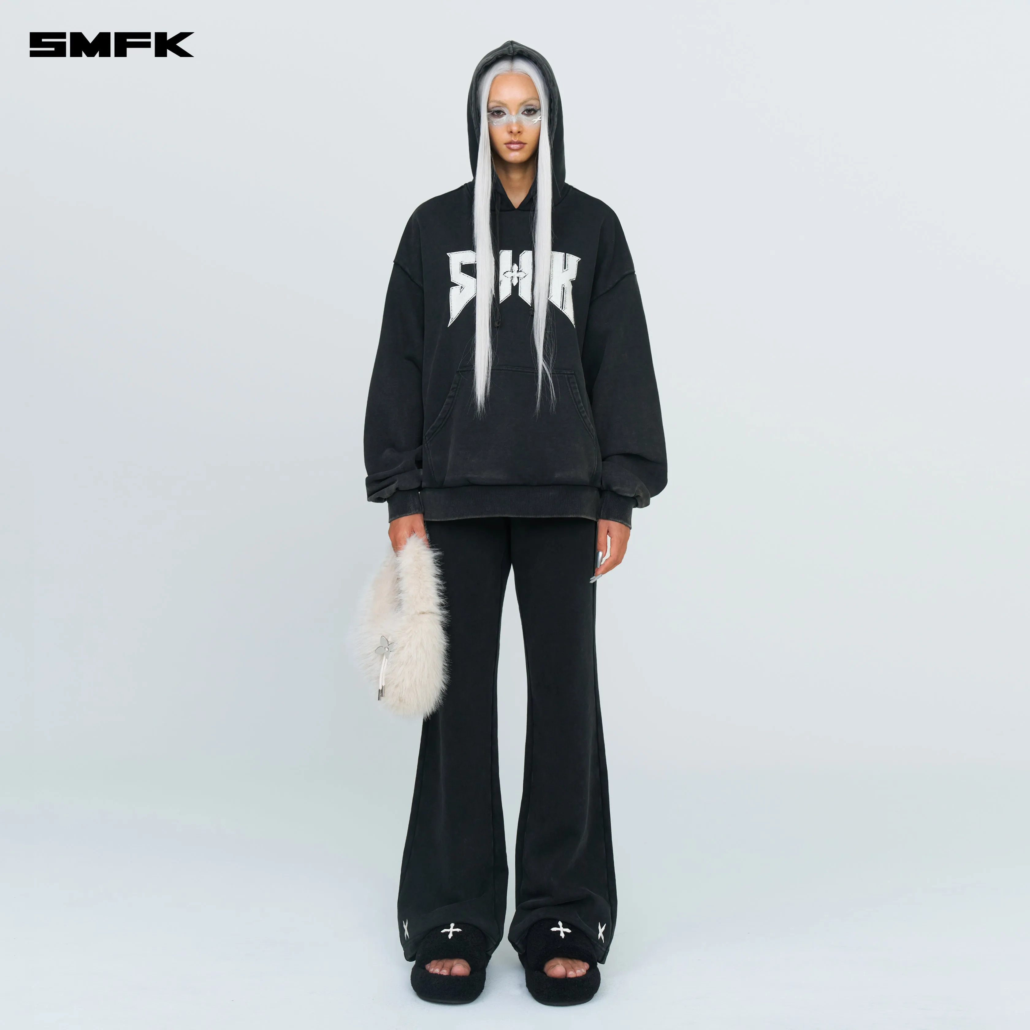 FUTURE Classic Flared Sweatpants In Black