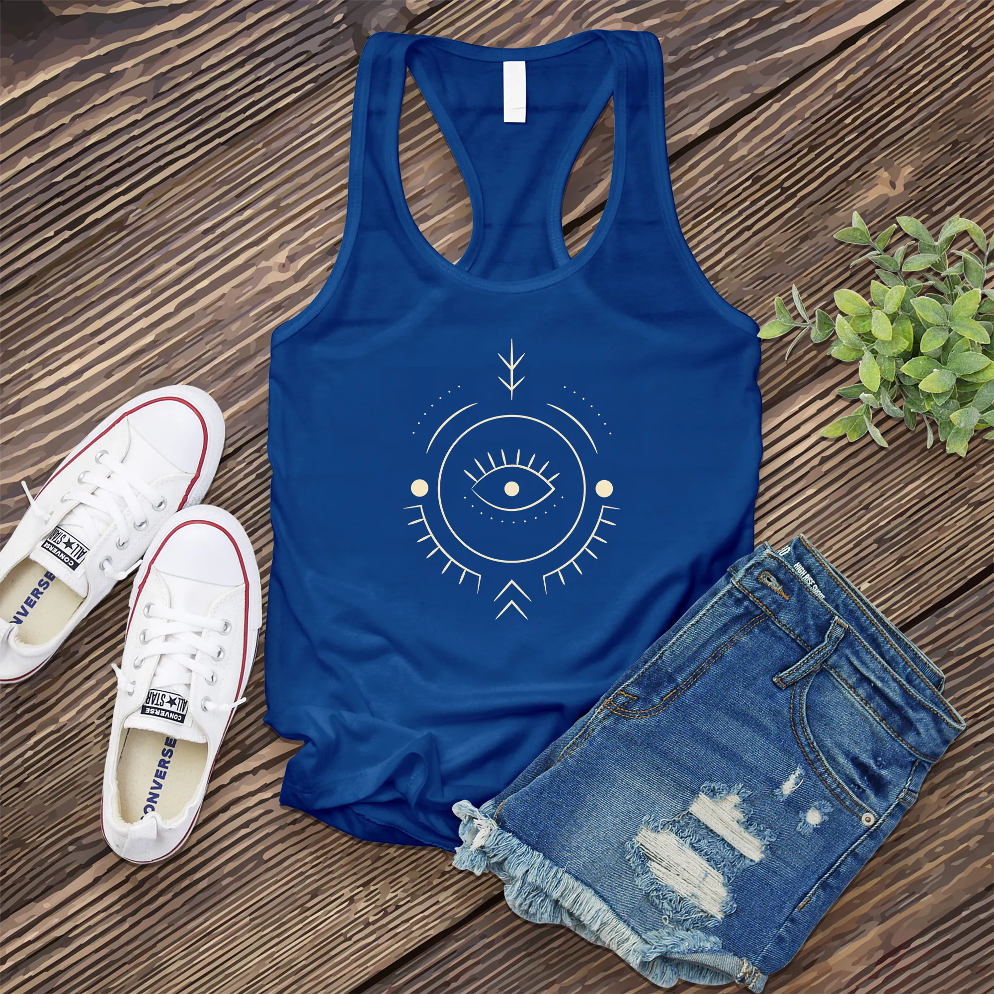 Geometric Seeing Eye Women's Tank Top