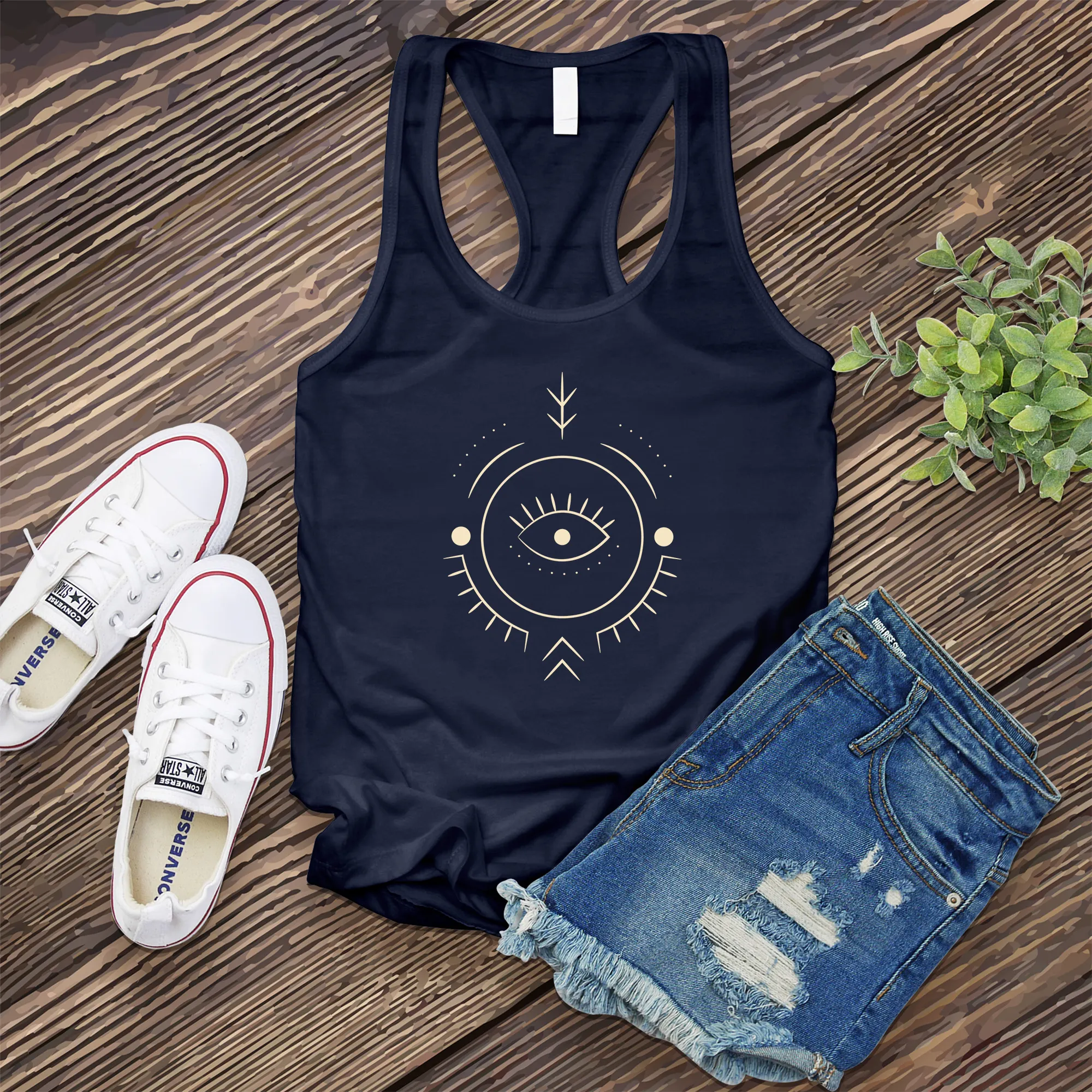 Geometric Seeing Eye Women's Tank Top