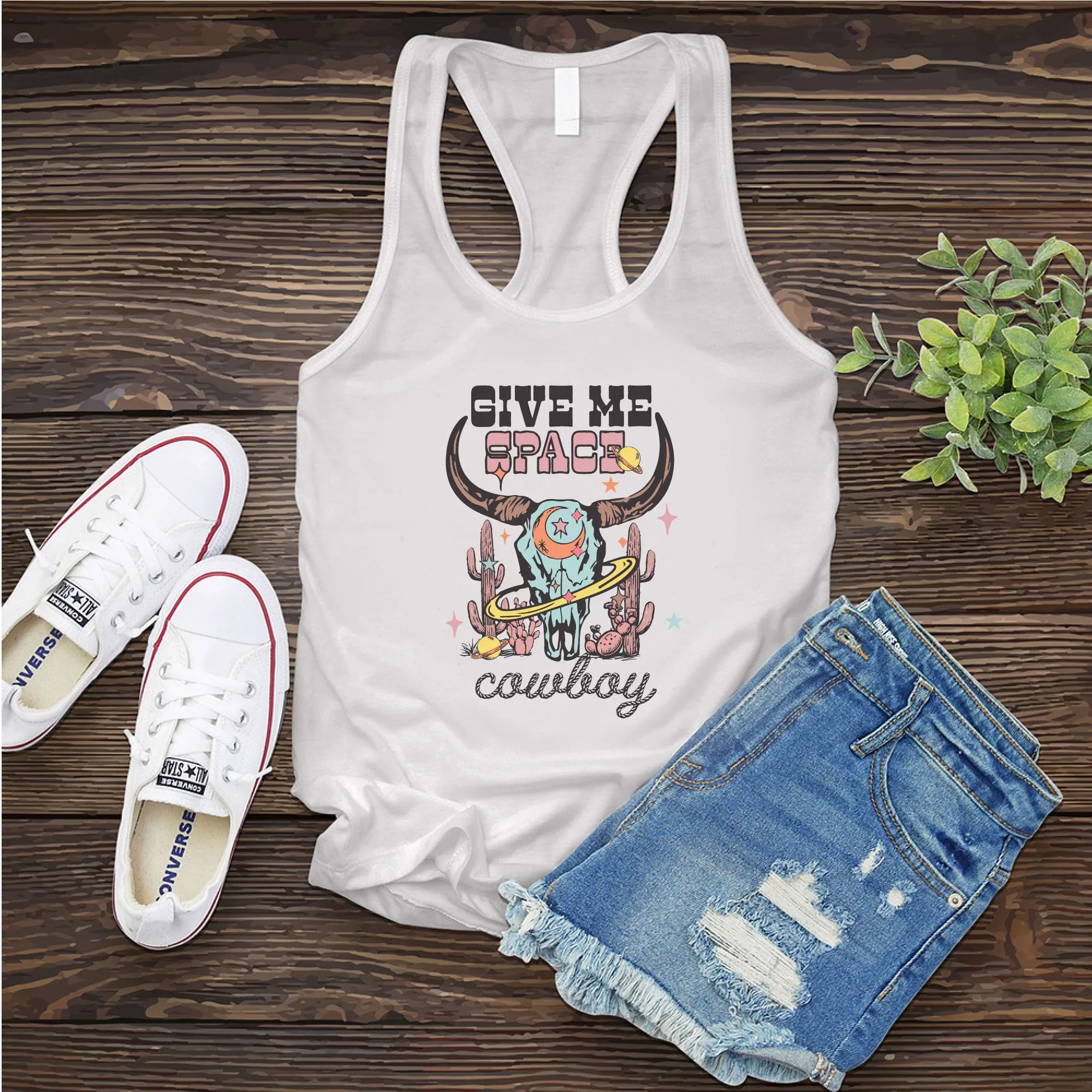 Give Me Space Cowboy Women's Tank Top