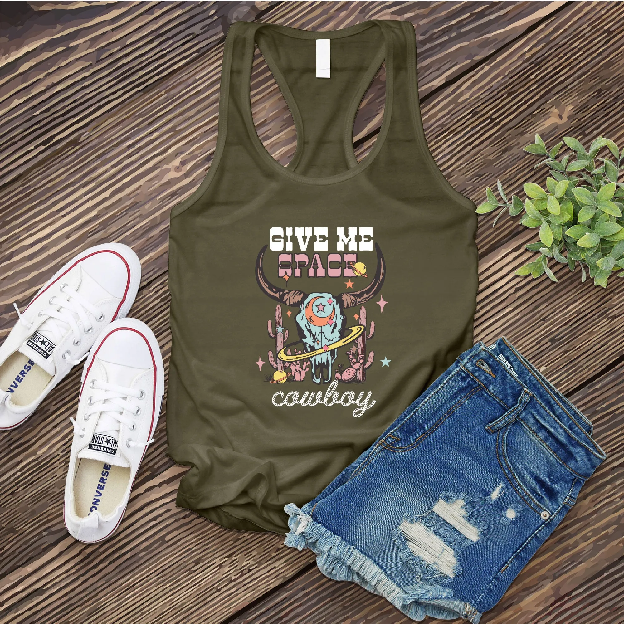 Give Me Space Cowboy Women's Tank Top