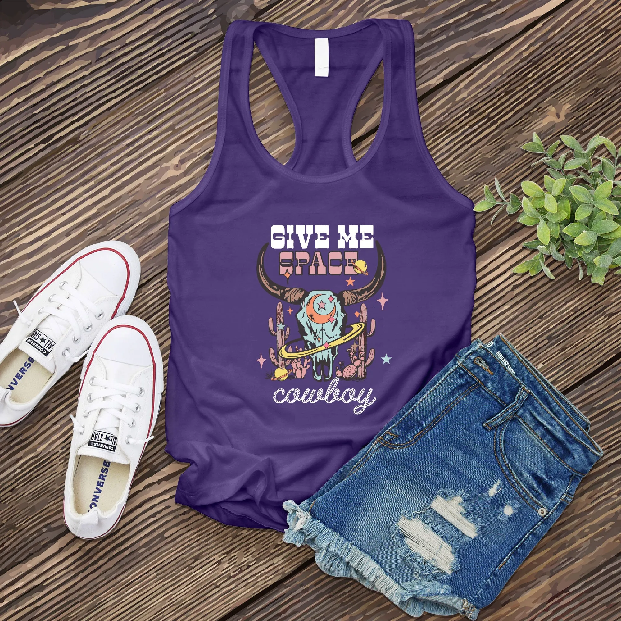 Give Me Space Cowboy Women's Tank Top