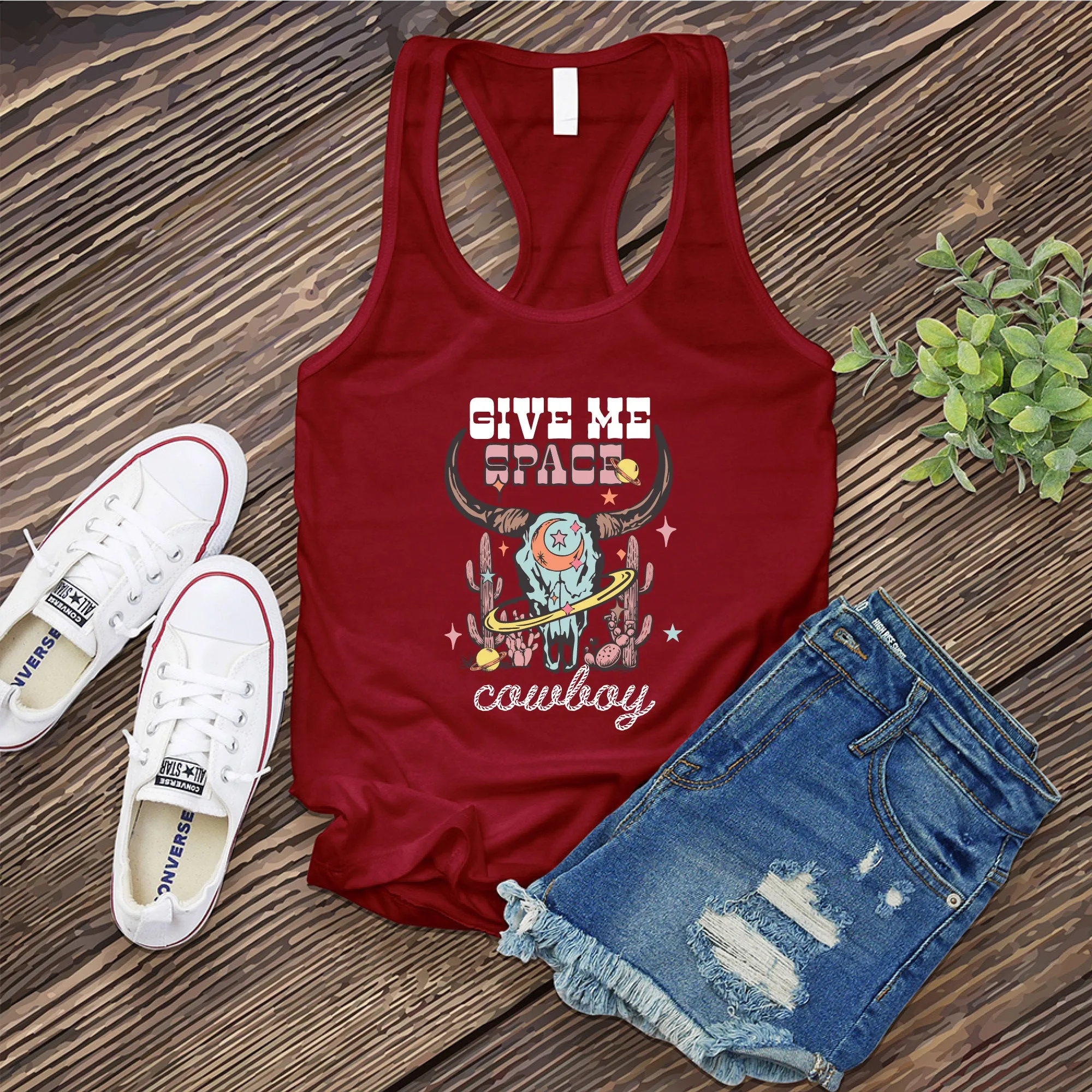 Give Me Space Cowboy Women's Tank Top