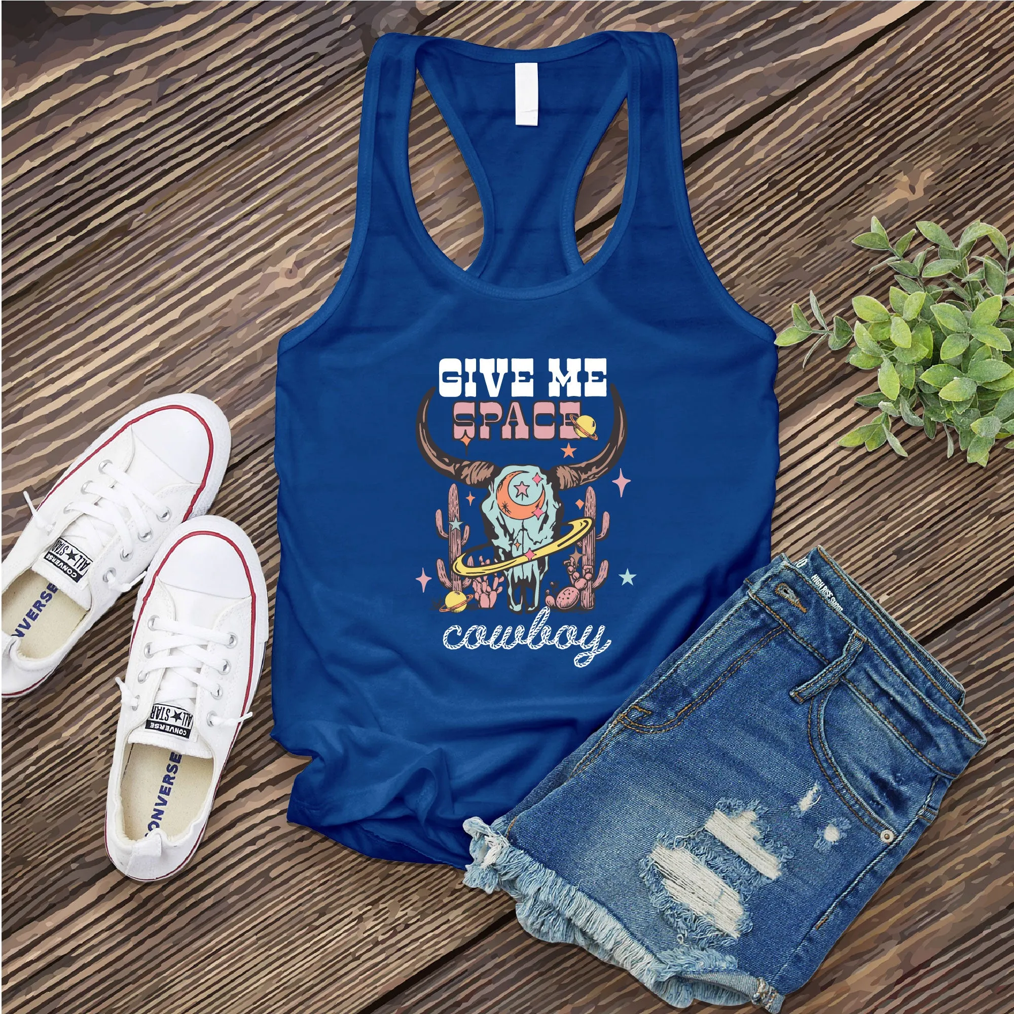 Give Me Space Cowboy Women's Tank Top