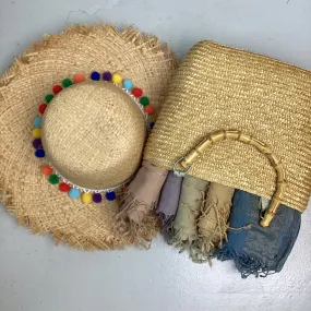 Handwoven Gold-Thread Shawl