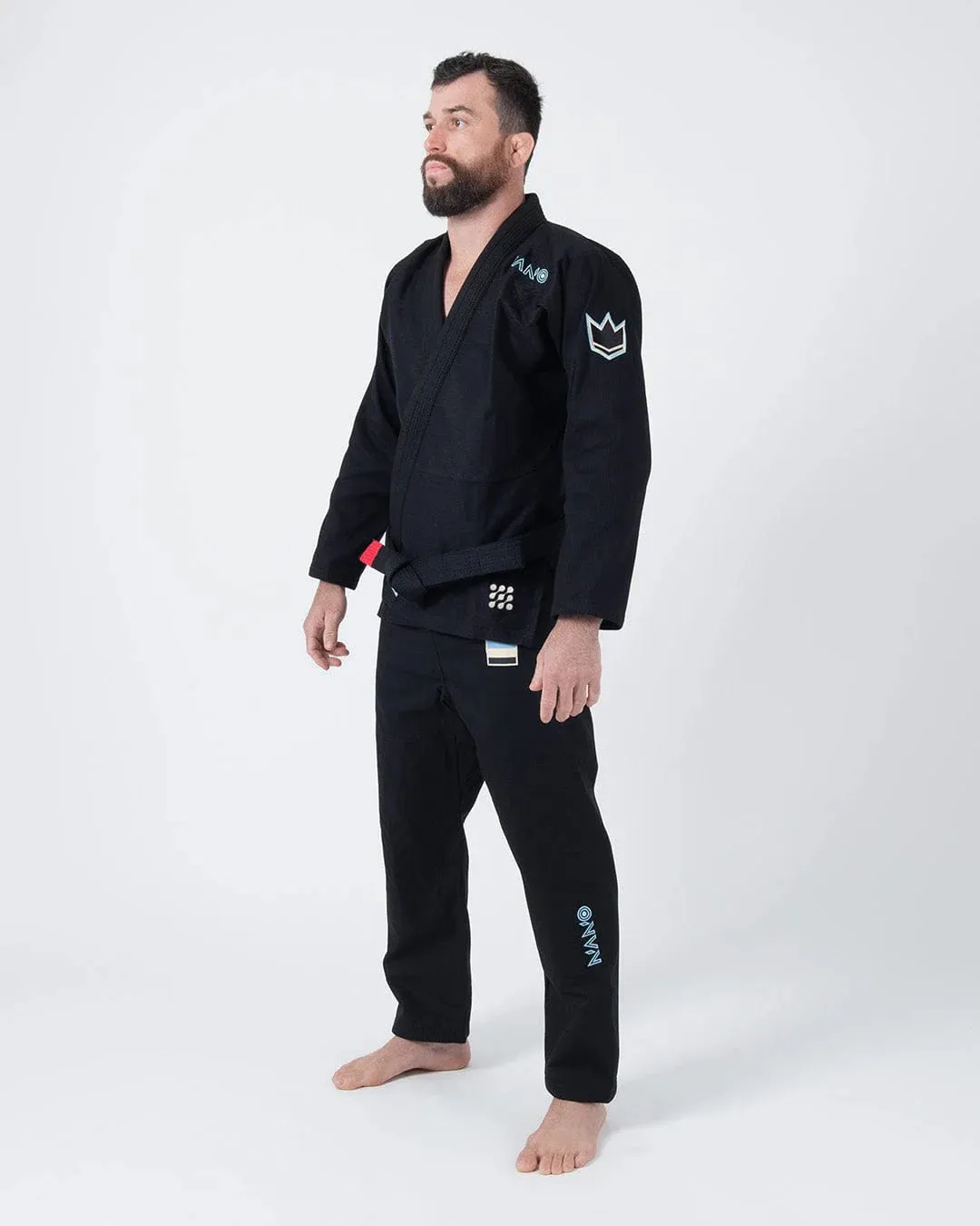 Kimono Brazilian Jiu Jitsu KINGZ Nano 3.0 Gi -  Negru
