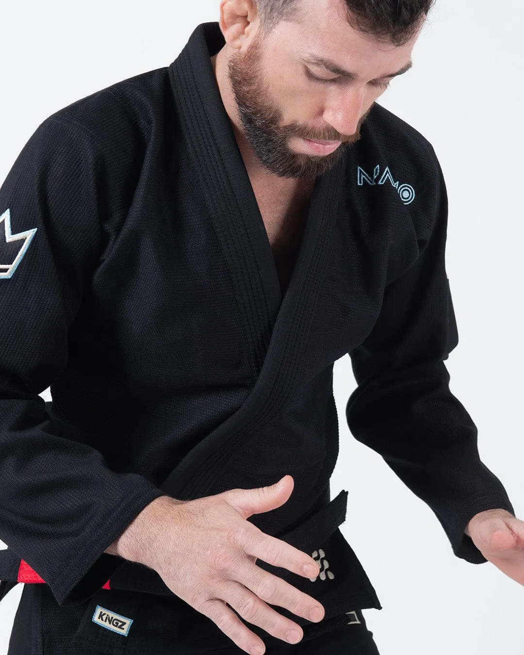 Kimono Brazilian Jiu Jitsu KINGZ Nano 3.0 Gi -  Negru