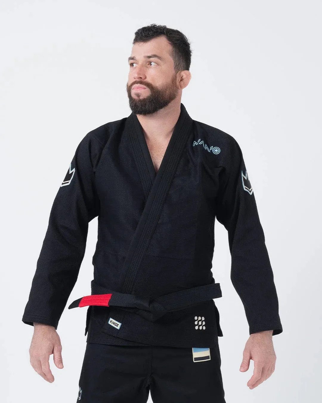 Kimono Brazilian Jiu Jitsu KINGZ Nano 3.0 Gi -  Negru