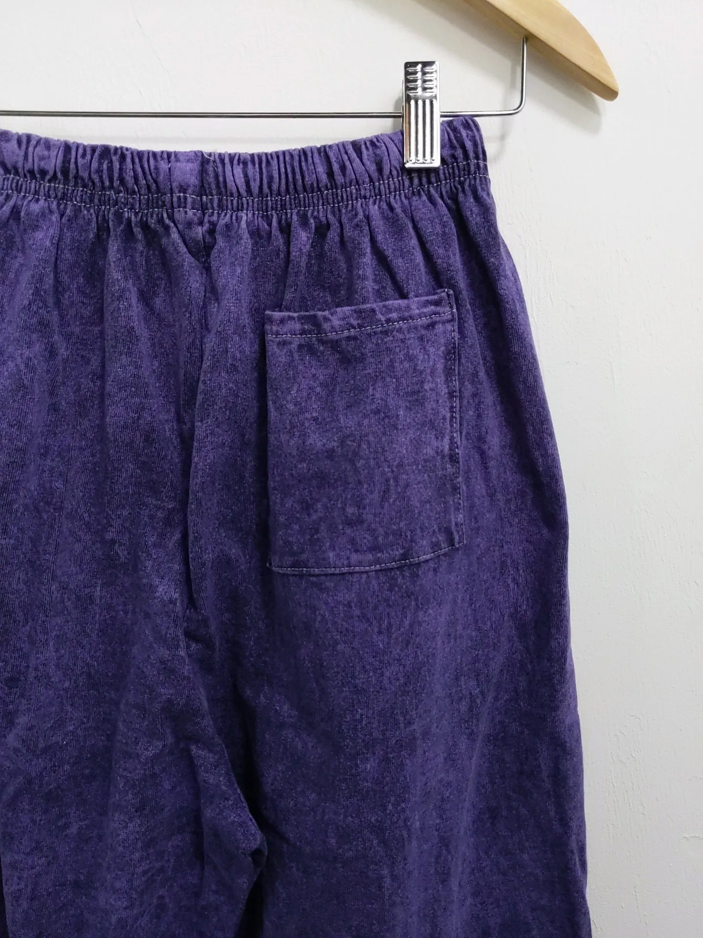 [L] 1980s Purple Acid Wash Sweatpants