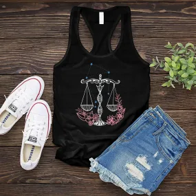 Libra Constellation and Scales Women's Tank Top