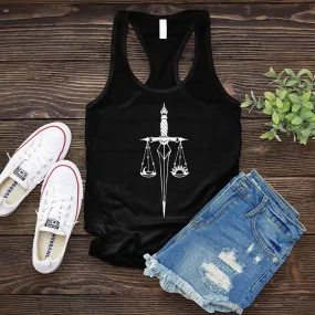 Libra Sword Scale Women's Tank Top