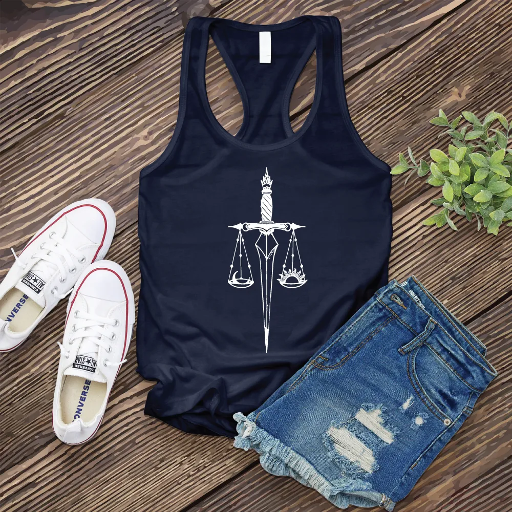 Libra Sword Scale Women's Tank Top