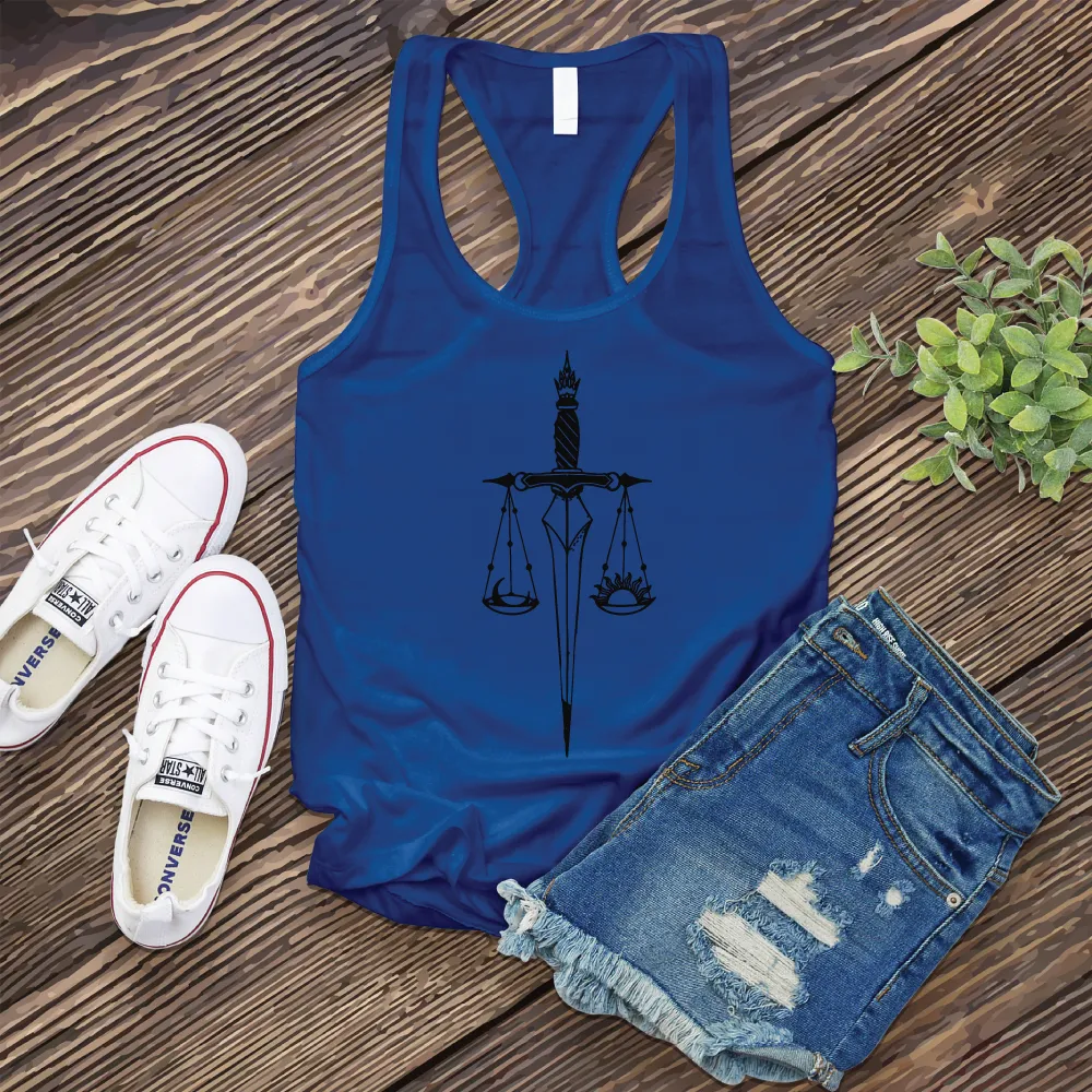 Libra Sword Scale Women's Tank Top